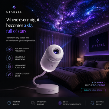 Galaxy Projector Night Light with Sliding Projection Films