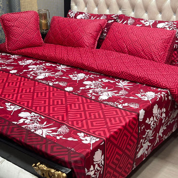 7Pc Printed Comforter Set