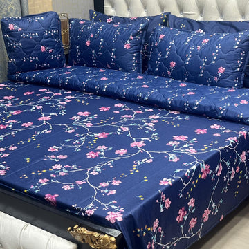 7Pc Printed Comforter Set