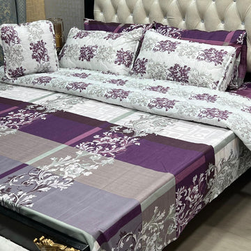 7Pc Printed Comforter Set
