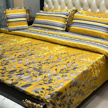 7Pc Printed Comforter Set