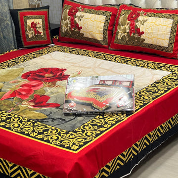 3 D PANAL BEDSHEET CRYSTAL COTTON