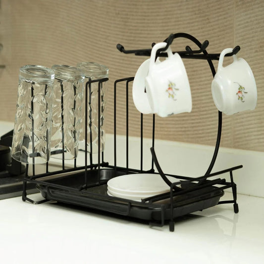 Metal Glass & Cup Holder